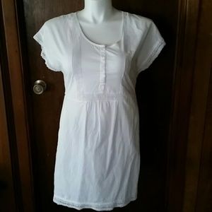 J Crew White Cotton Swimsuit Cover-up, Sixe XS